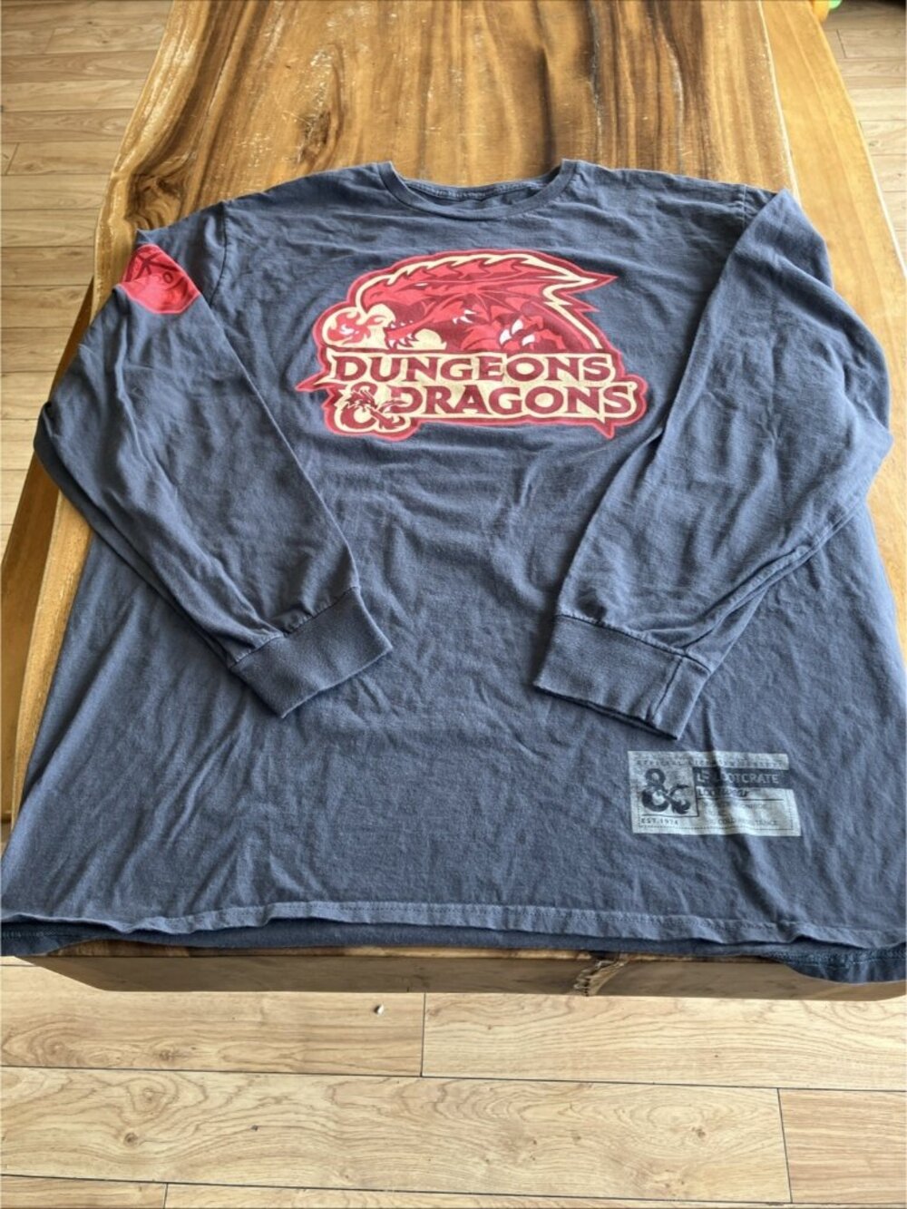 Dungeons and Dragons Crit 20 Long Sleeve T Shirt Lootwear Exclusive Men's XXL
